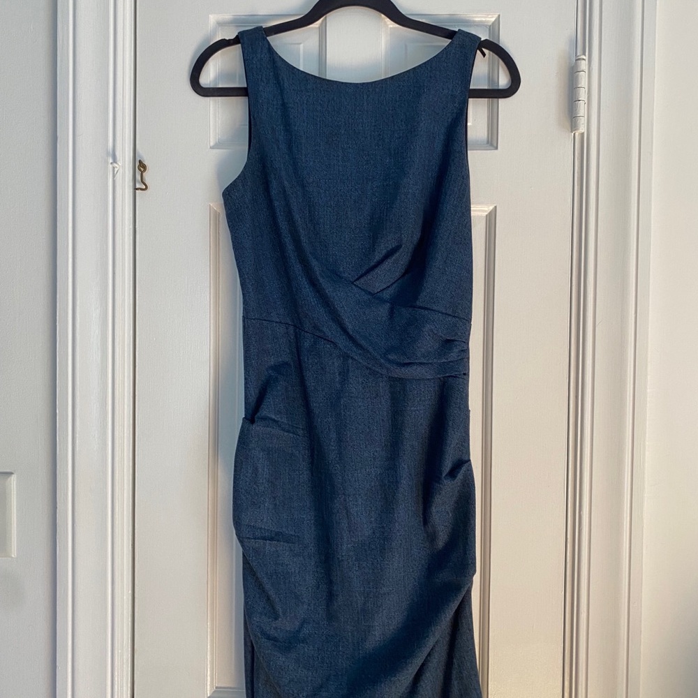 Nicole Miller Denim-like dress. Size 8
